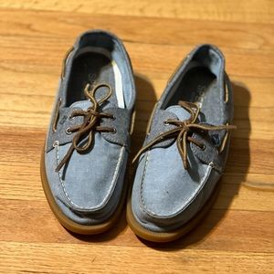 Denim colored Sperry Too-Siders